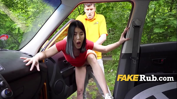 Teen's Driving Lesson Included Sucking Cock