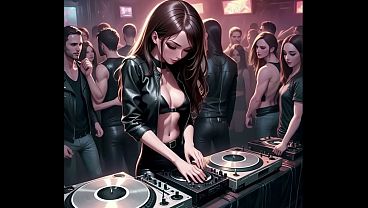 Hornyvanstevie AI - Anime Sexy DJ Synthwave Retrowave