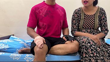 Step Mom Helping Her Injured Step Son to Wash and Seduced Him. Finally End up with Sucks His Cock, Before Getting Fucked Hard