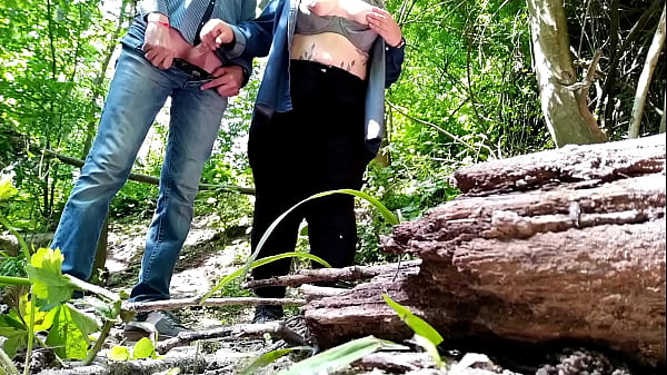 Is this your first time cumming in nature? Don't worry, mother-in-law will succeed!