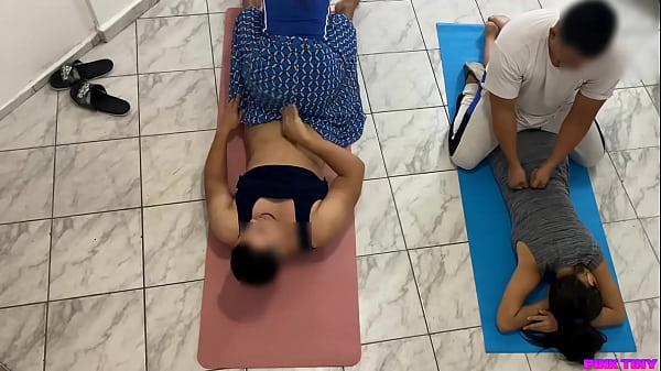 My husband and I do couples massage but I have fun with the client and my husband acts crazy but he likes cuckolding