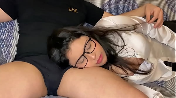 I UP my SECRETARY during work and I cum in her mouth! 4k