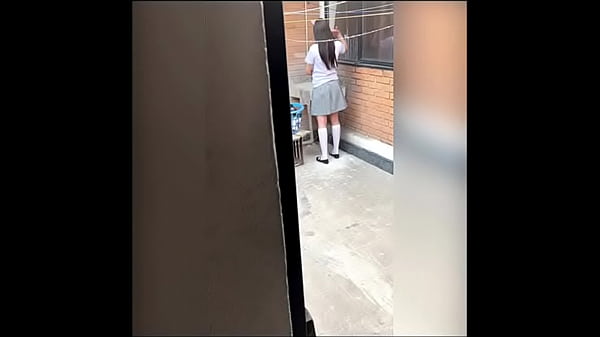 I Fucked my Cute Neighbor College Girl After Washing Clothes ! Real Homemade Video! Amateur Sex!